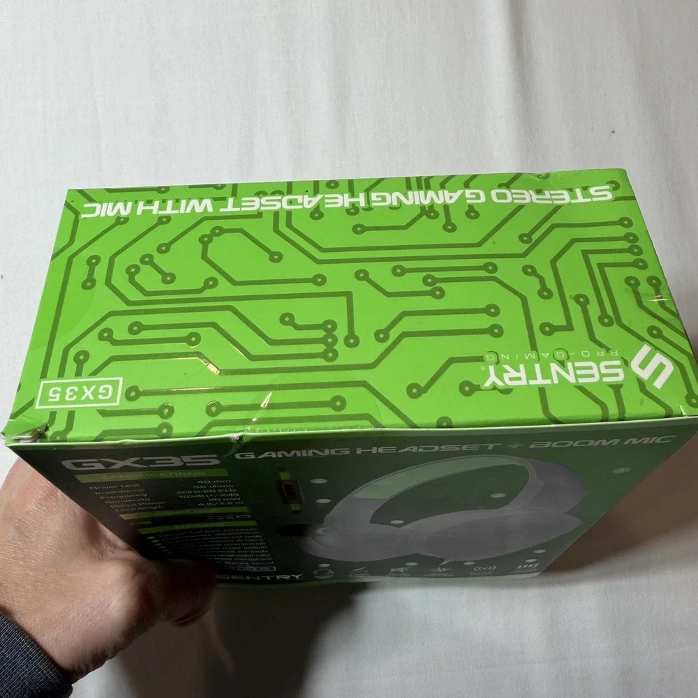 Sentry GX35 Pro-Gaming Headset Gaming Headset with Microphone New in Box